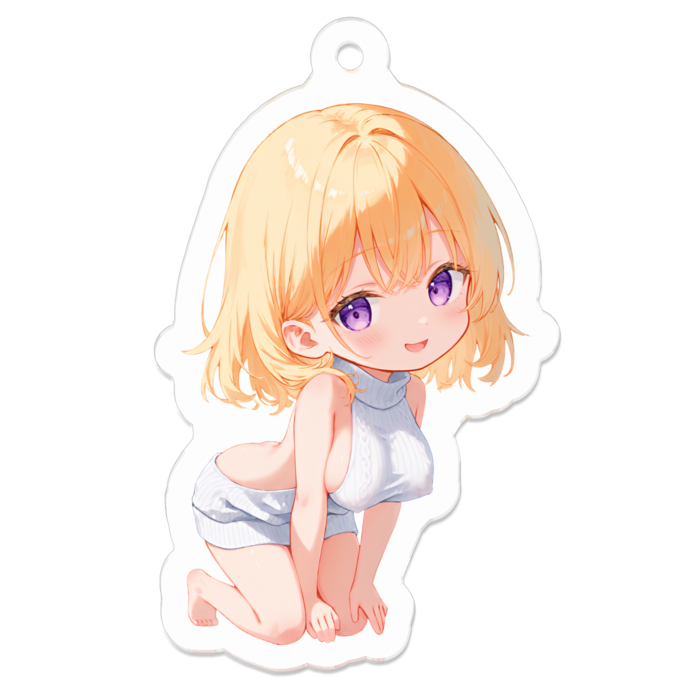 アクリルキーホルダー - 50 x 50 (mm)