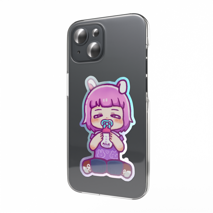 オーロラスマホステッカー - 縦