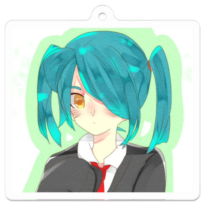 アクリルキーホルダー - 50 x 50 (mm)