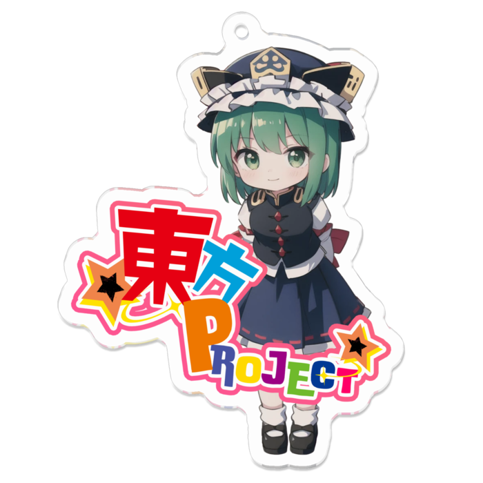 アクリルキーホルダー - 70 x 70 (mm)