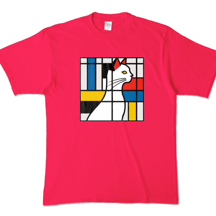 カラーTシャツ - XL - ホットピンク (濃色)(1)