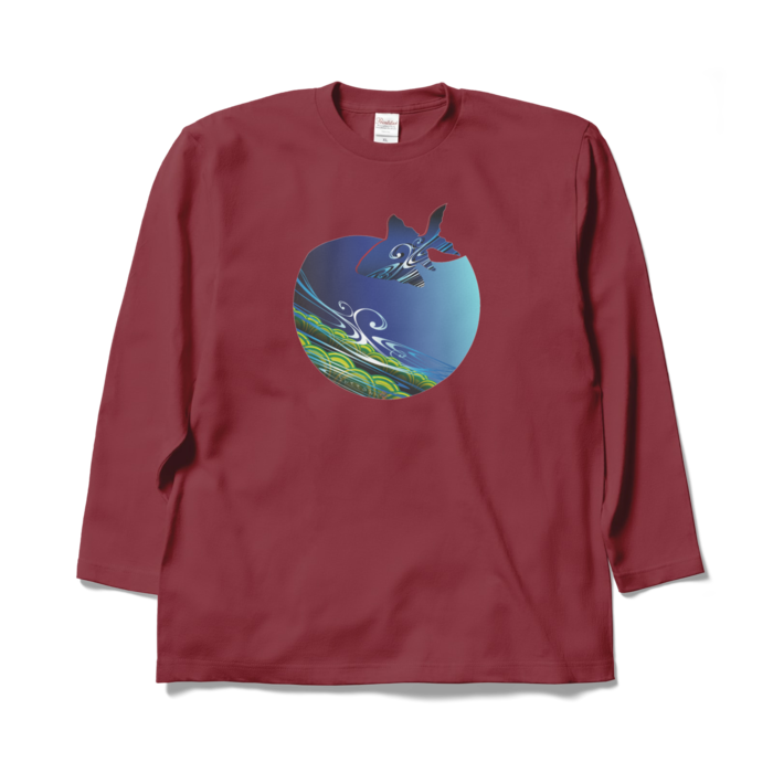ロングスリーブTシャツ - XL - バーガンディ