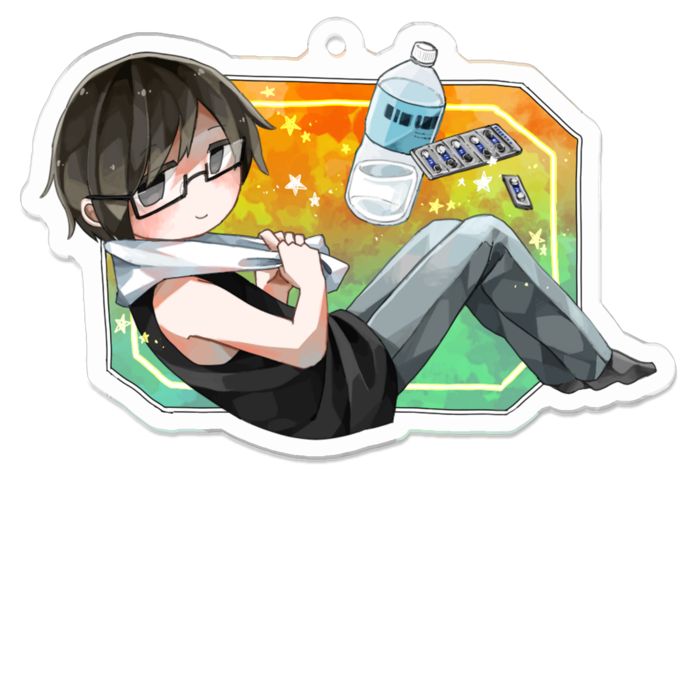 アクリルキーホルダー - 70 x 70 (mm)