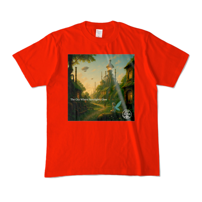 カラーTシャツ - M - レッド (濃色)