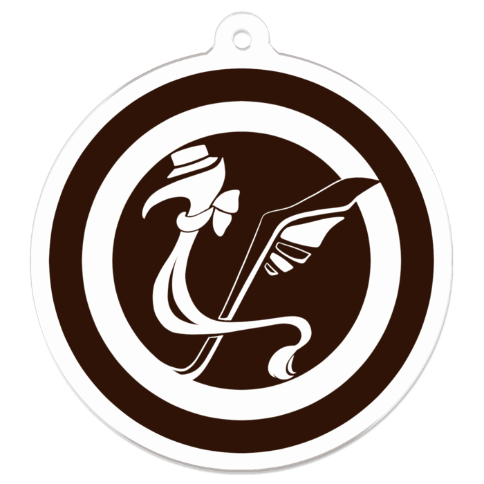 アクリルキーホルダー - 50 x 50 (mm)