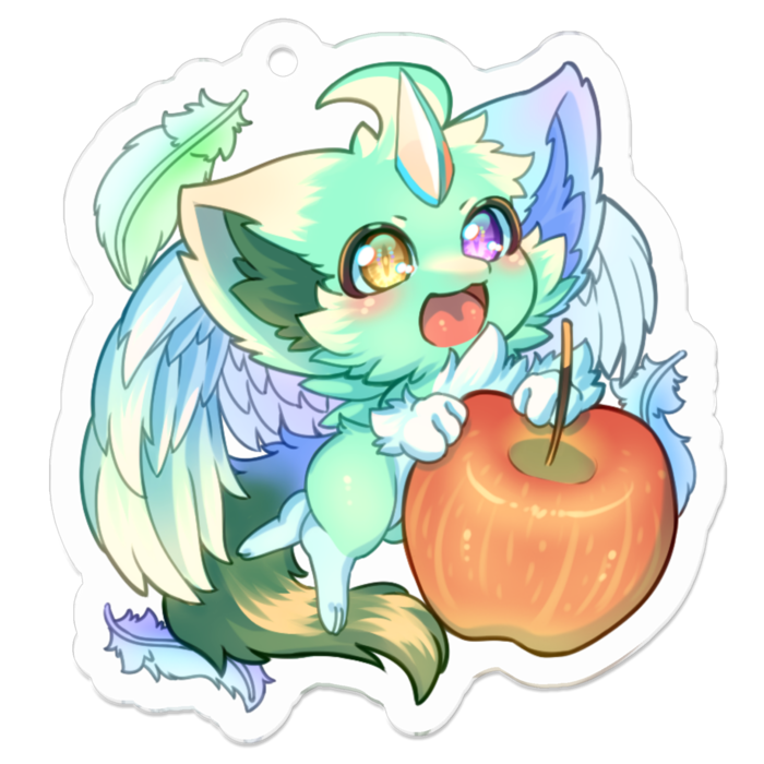 アクリルキーホルダー - 50 x 50 (mm)