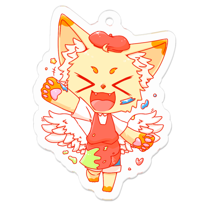 アクリルキーホルダー - 50 x 50 (mm)