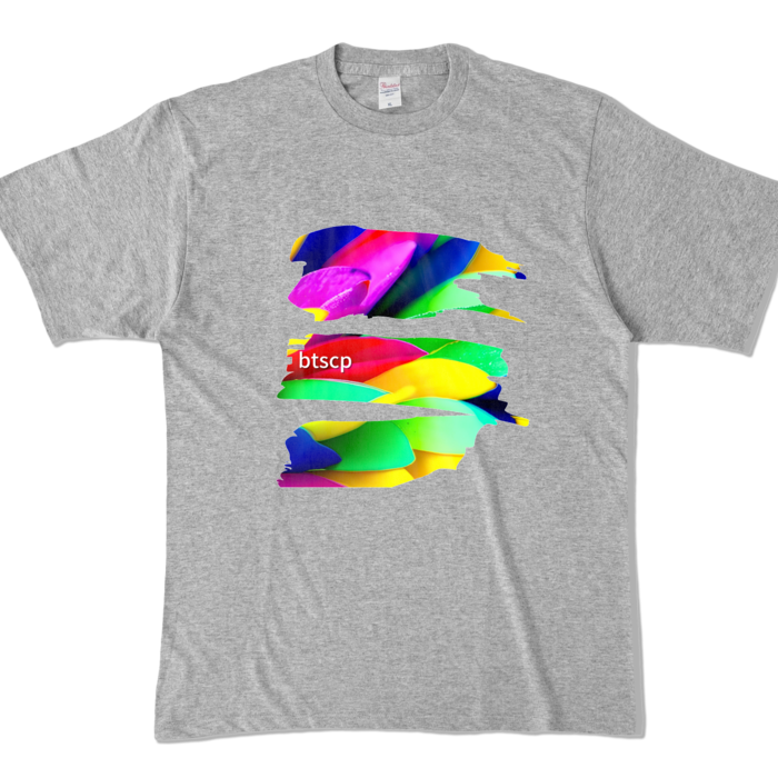 カラーTシャツ - XL - 杢グレー (濃色)