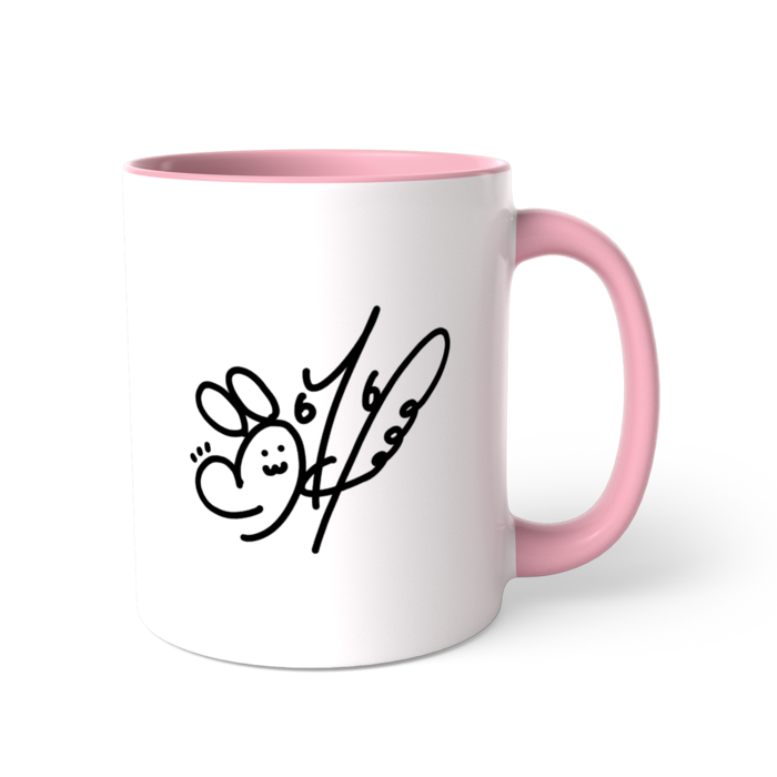 ツートンカラーマグカップ - 直径 8.2cm / 高さ 9.5cm