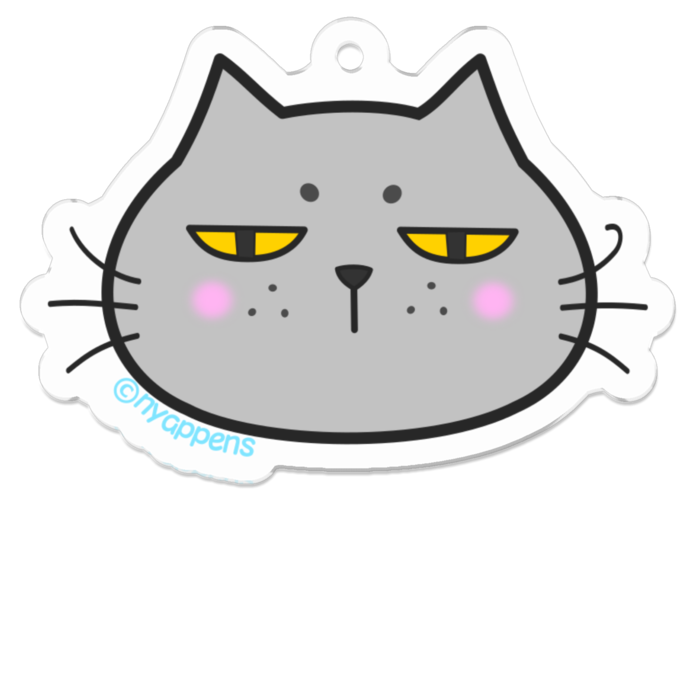 アクリルキーホルダー - 50 x 50 (mm)