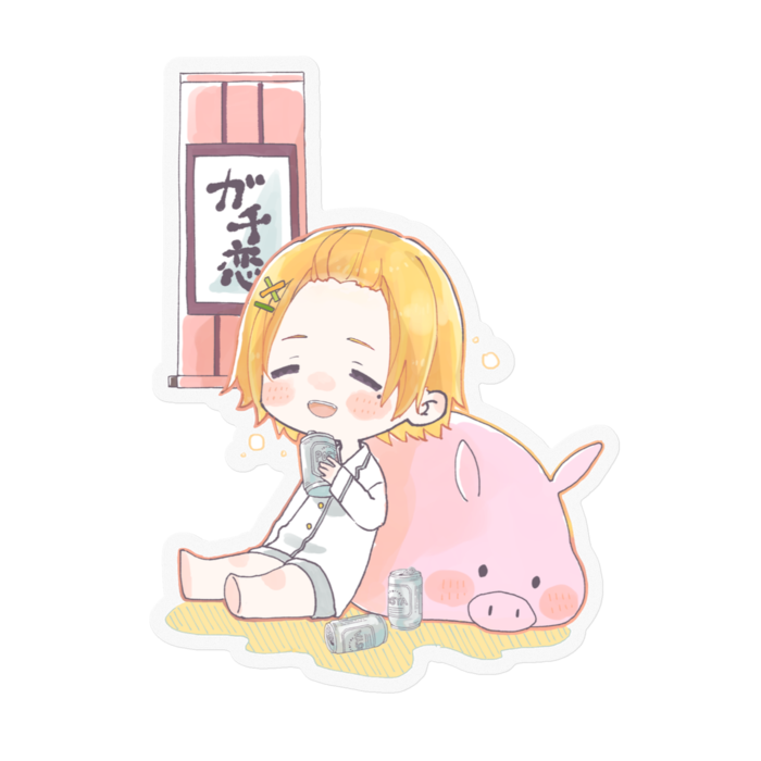 ステッカー - 100 x 100 (mm)