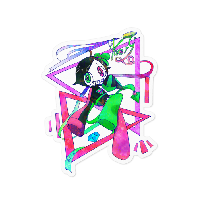 やちみん ステッカー