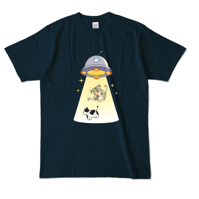 カラーTシャツ - L - ネイビー (濃色)