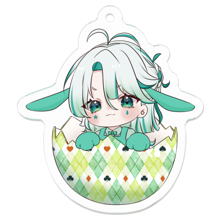 アクリルキーホルダー - 50 x 50 (mm)