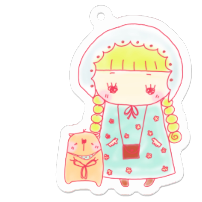 アクリルキーホルダー - 50 x 50 (mm)