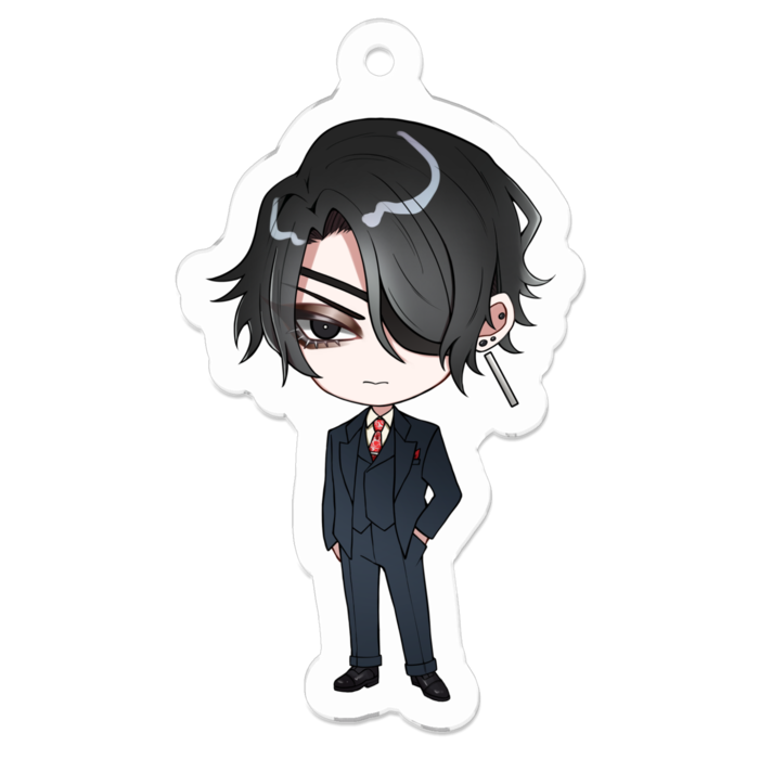 アクリルキーホルダー - 50 x 50 (mm)