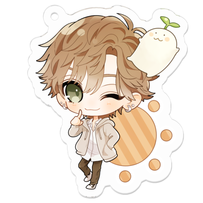 アクリルキーホルダー - 50 x 50 (mm)