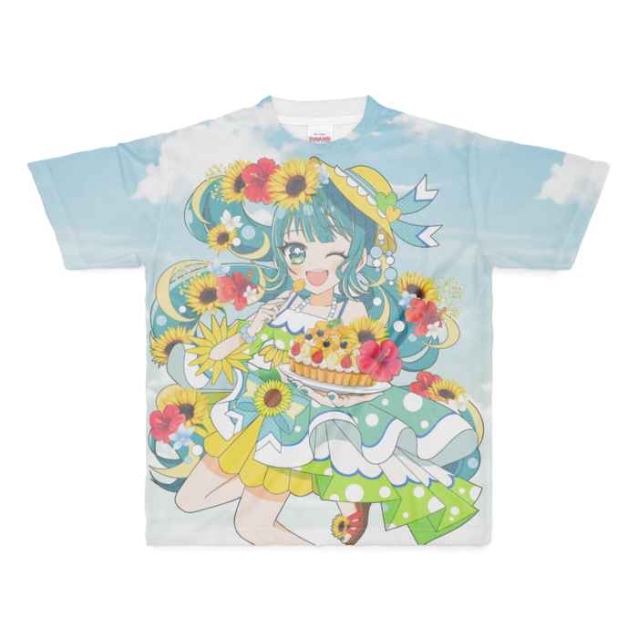 フルグラフィックTシャツ - M - 正面印刷のみ