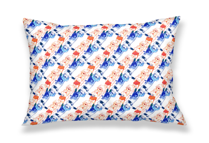 枕カバー - 43x63cm - 両面