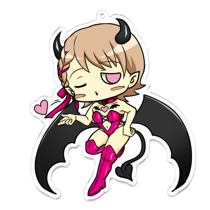 アクリルキーホルダー - 100 x 100 (mm)