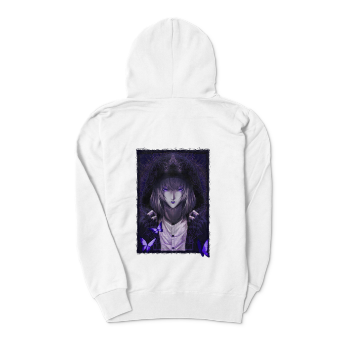 ジップパーカー - S - ホワイト