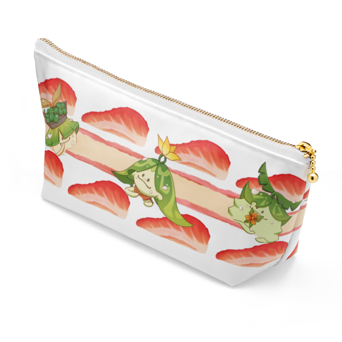 ポーチ - 長さ21.5cm / 高さ10cm - ホワイト