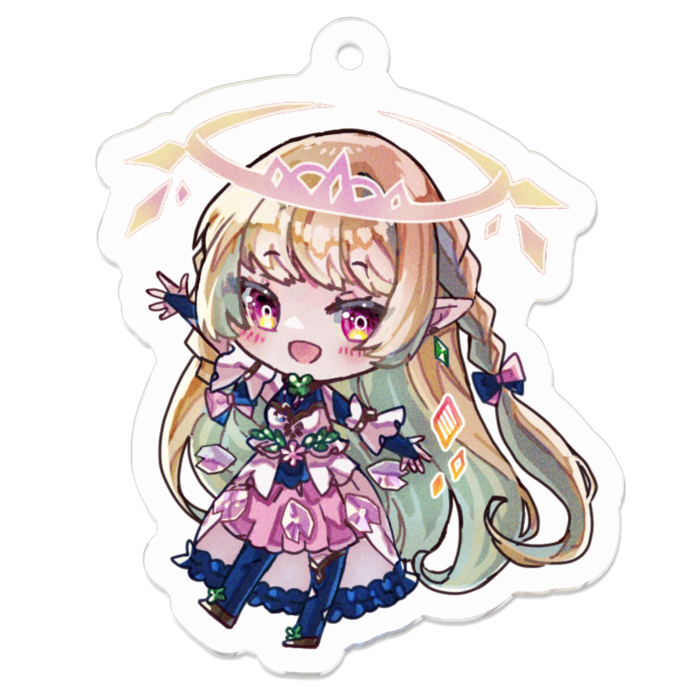 アクリルキーホルダー - 50 x 50 (mm)