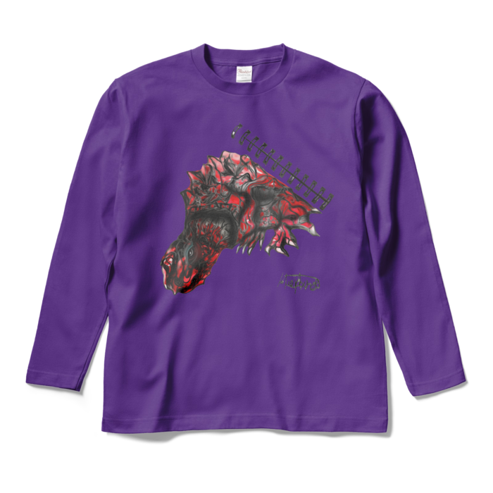 ロングスリーブTシャツ - M - パープル