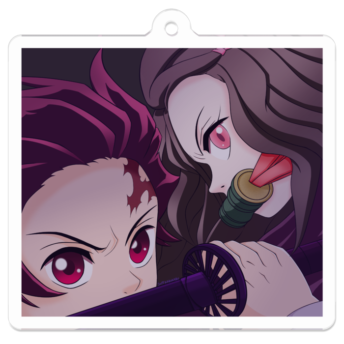 アクリルキーホルダー - 50 x 50 (mm)