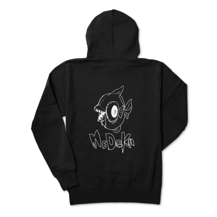 ジップパーカー - M - 背面