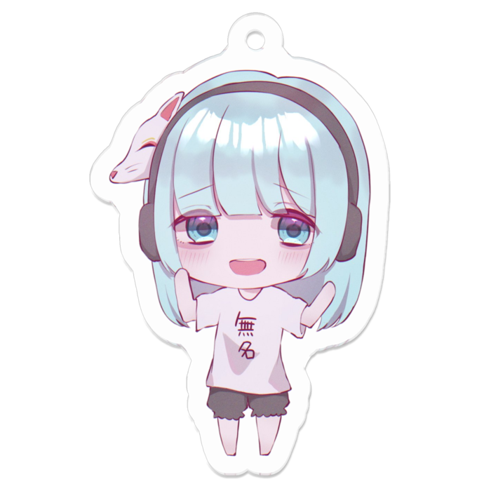 アクリルキーホルダー（コーティング） - 50 x 50 (mm)