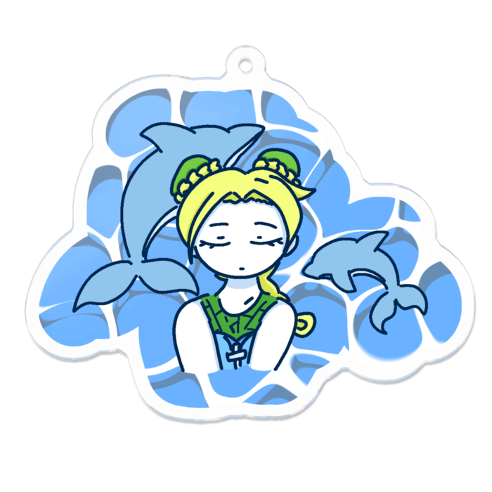 アクリルキーホルダー - 70 x 70 (mm)