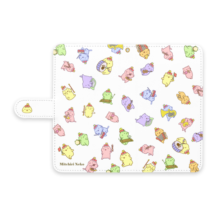 手帳型Androidケース - L - ストラップ穴 あり