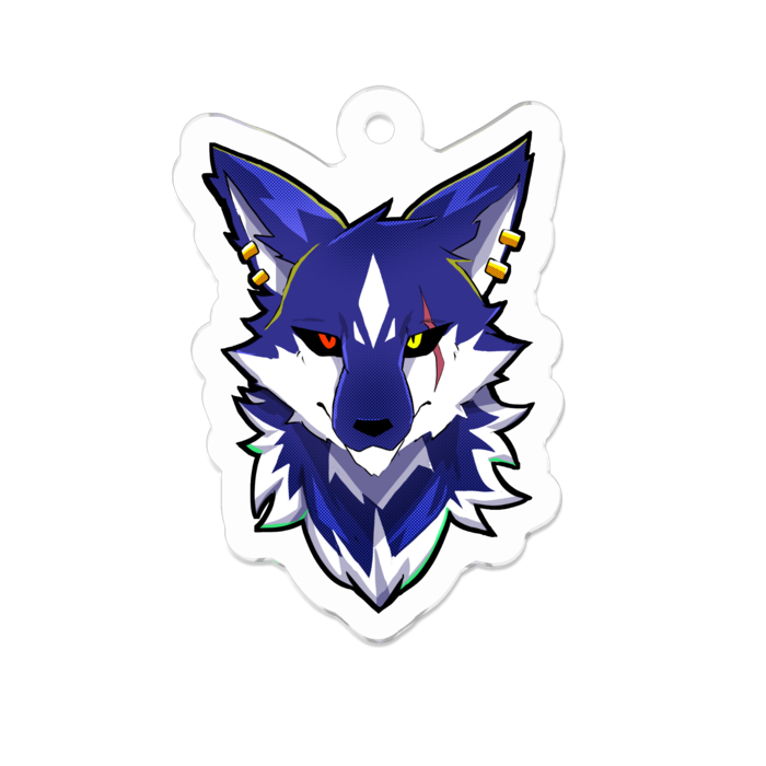 アクリルキーホルダー - 50 x 50 (mm)