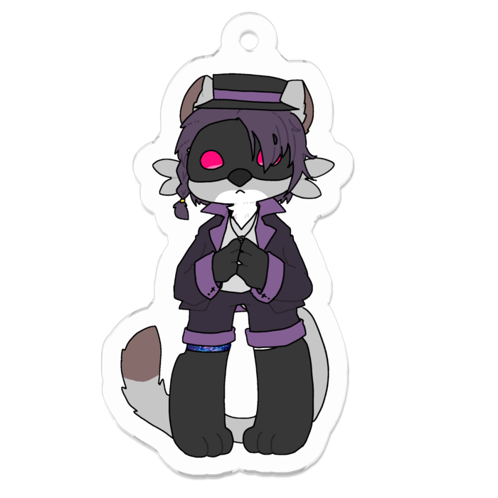 アクリルキーホルダー - 50 x 50 (mm)