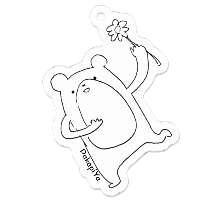 アクリルキーホルダー - 50 x 50 (mm)