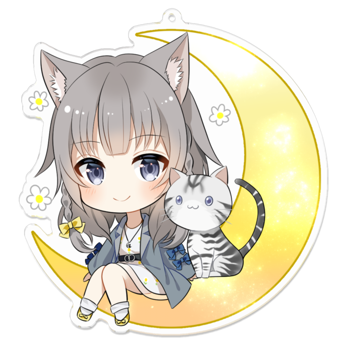 アクリルキーホルダー - 100 x 100 (mm)