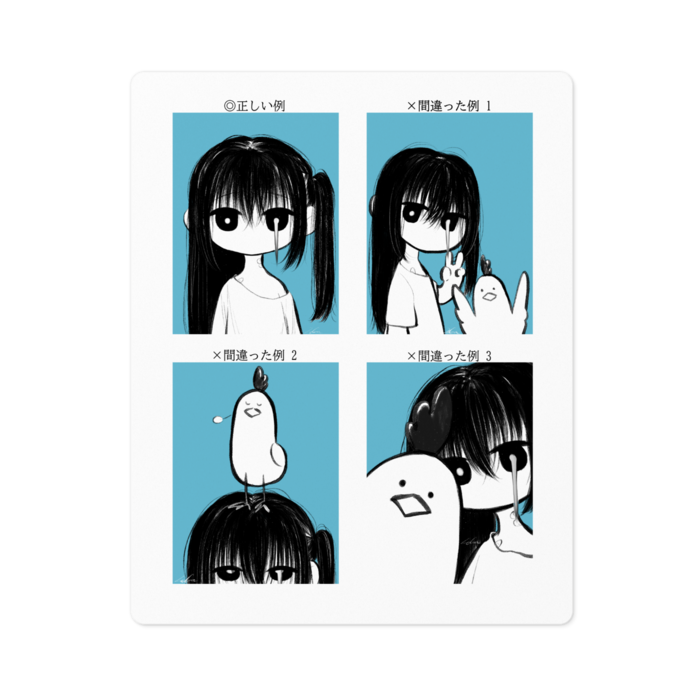 ステッカー - 100 x 100 (mm)