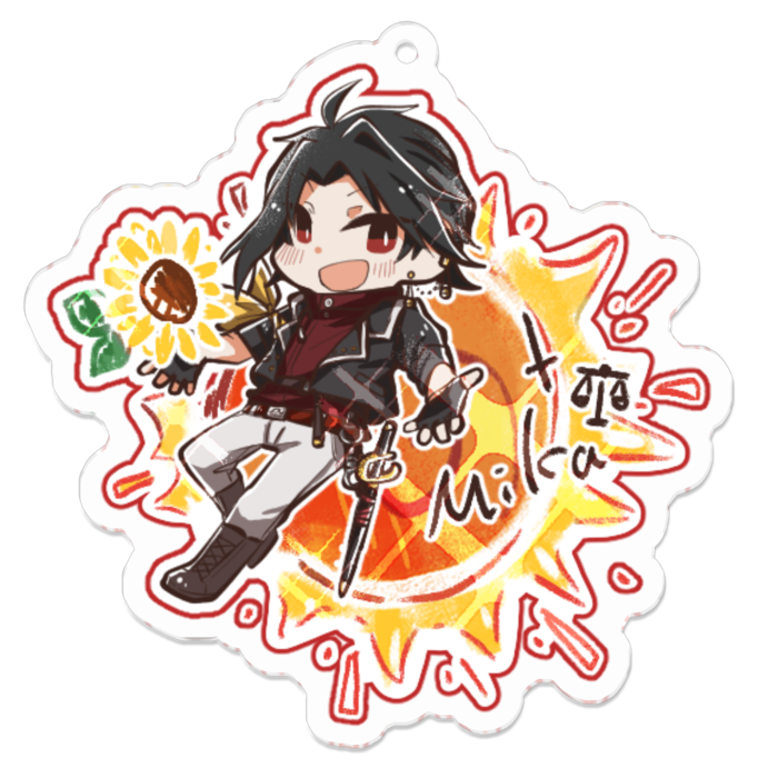 アクリルキーホルダー - 70 x 70 (mm)