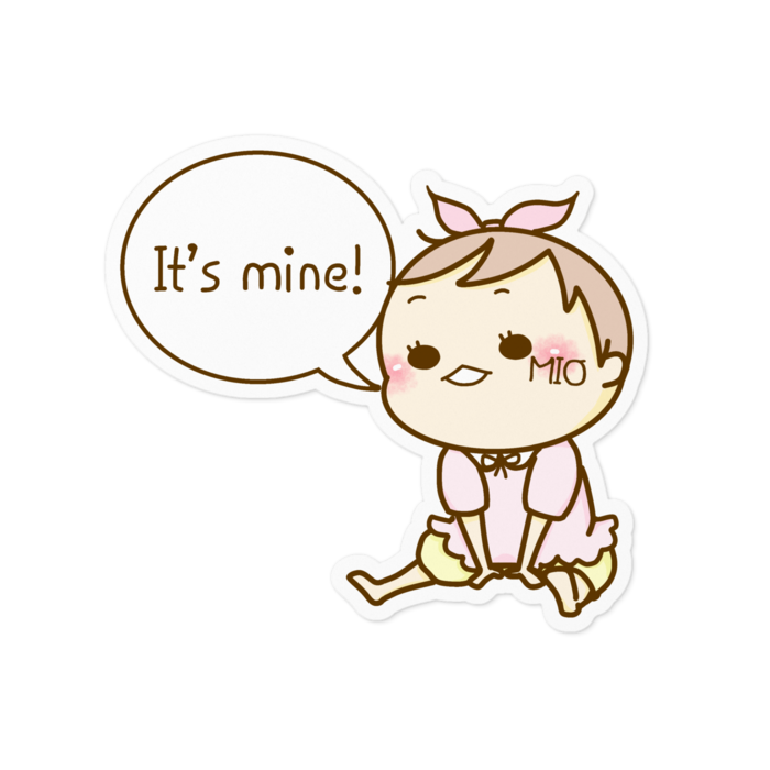 ステッカー - 100 x 100 (mm)