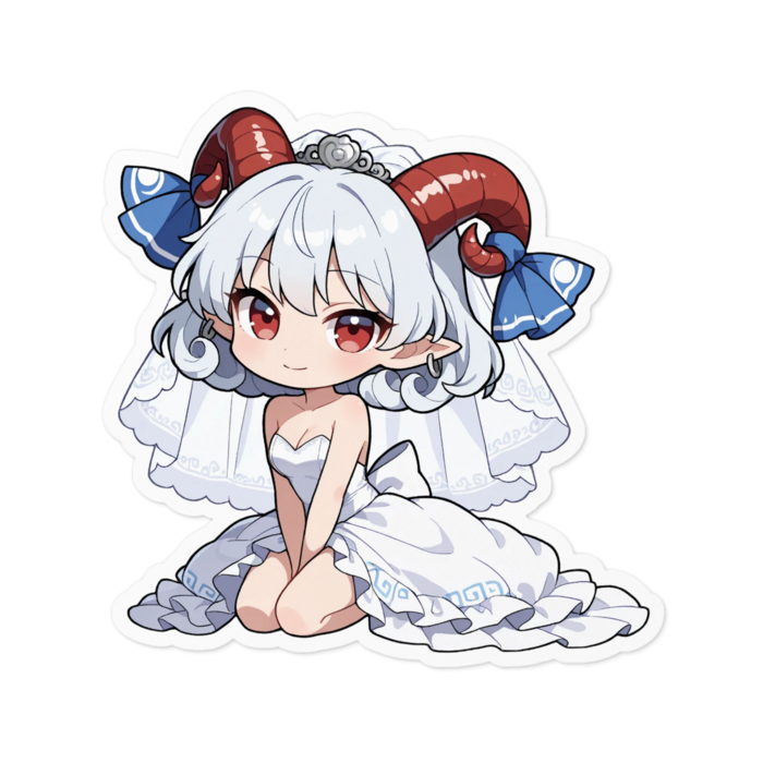 ステッカー - 100 x 100 (mm)(キャラのみ)