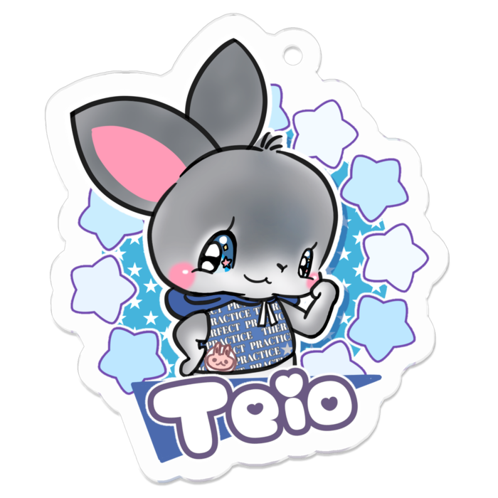 アクリルキーホルダー - 50 x 50 (mm)