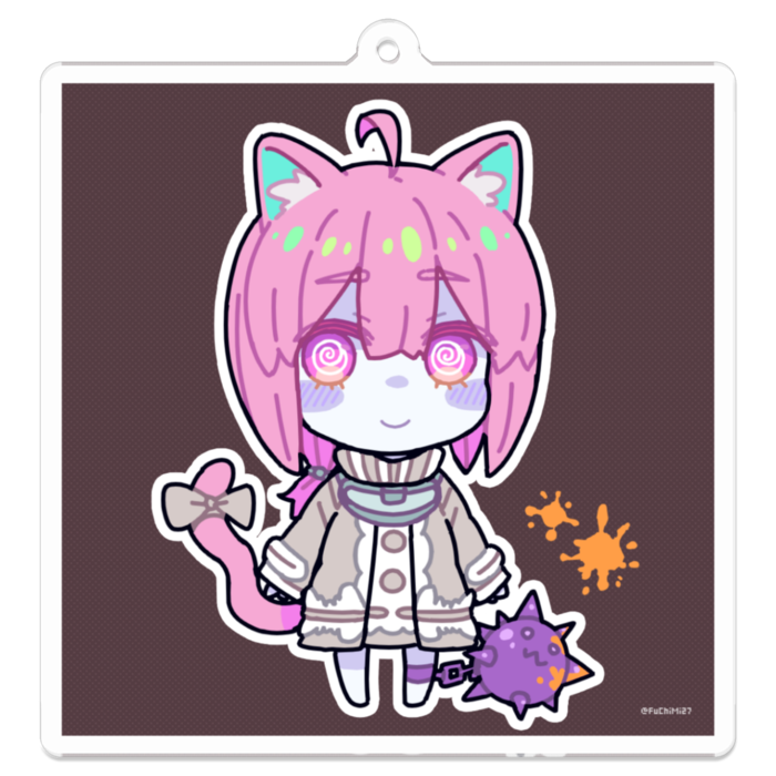 アクリルキーホルダー - 70 x 70 (mm)