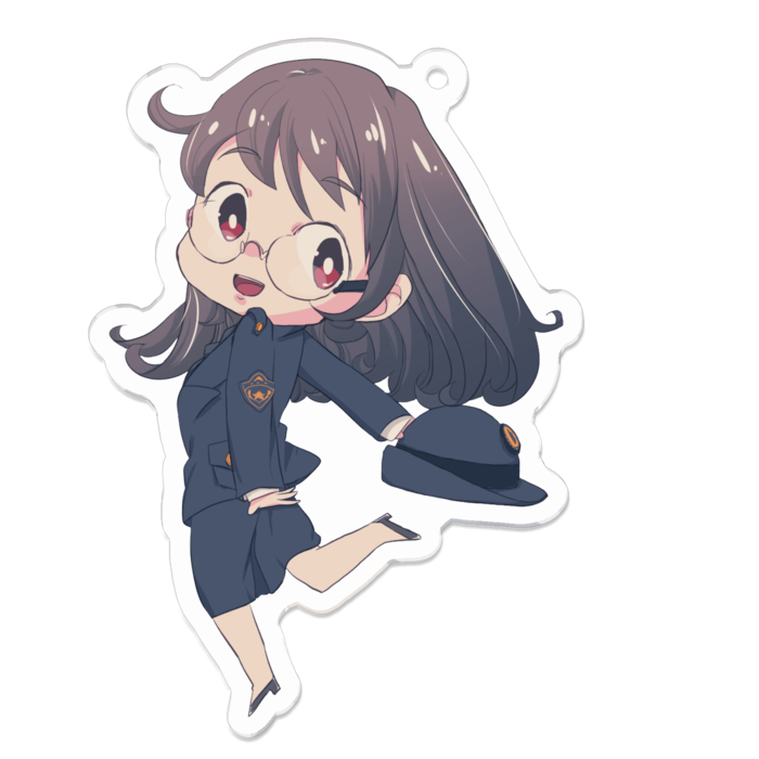 アクリルキーホルダー（コーティング） - 70 x 70 (mm)