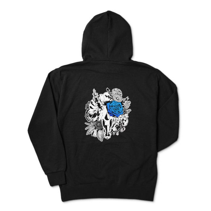 ジップパーカー - XL - ブラック