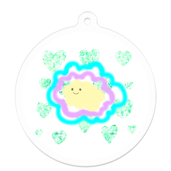 アクリルキーホルダー - 50 x 50 (mm)