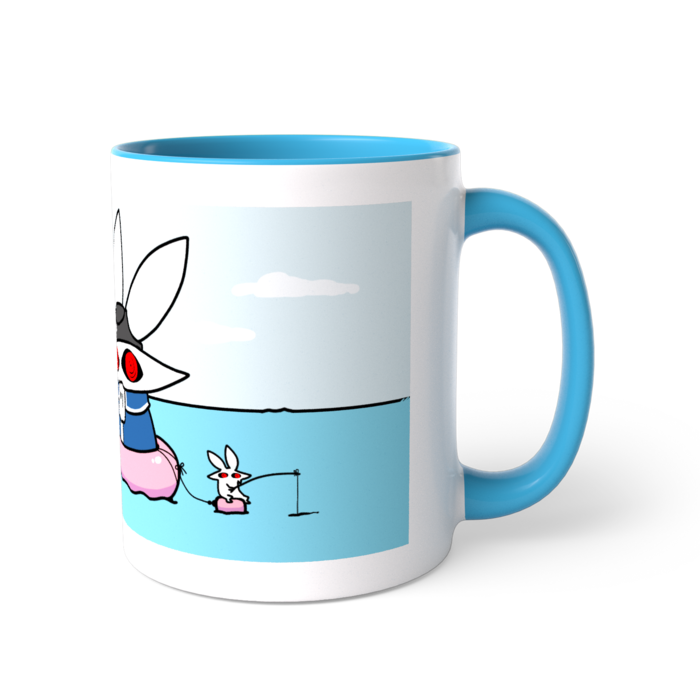 ツートンカラーマグカップ - 直径 8.2cm / 高さ 9.5cm