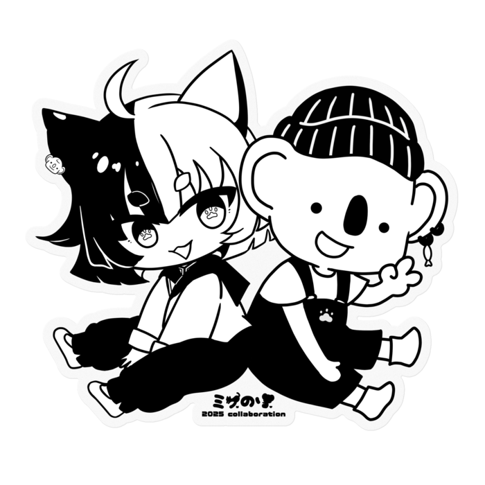 ステッカー - 100 x 100 (mm)