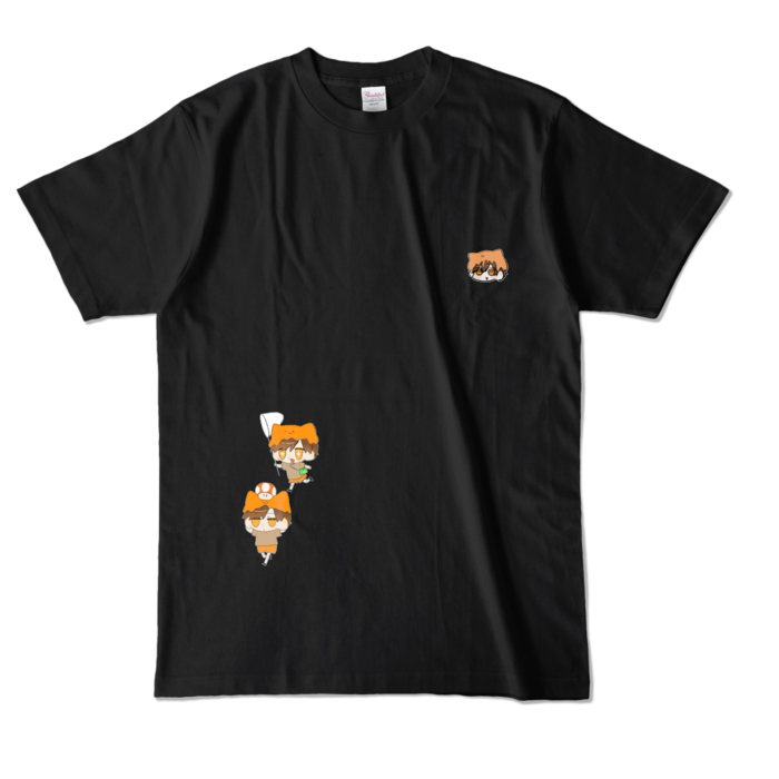 カラーTシャツ - L - ブラック (濃色)