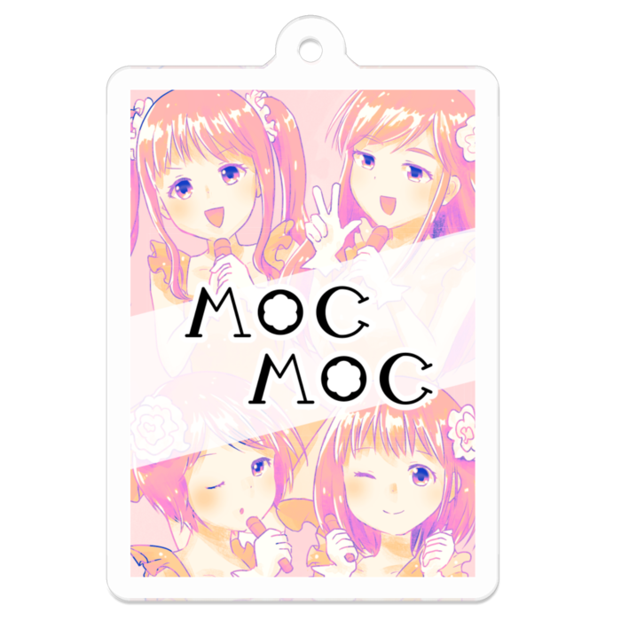 アクリルキーホルダー - 50 x 50 (mm)